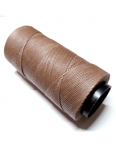 Polyester Brazilian Waxed 1mm - Medium Brown 0085
