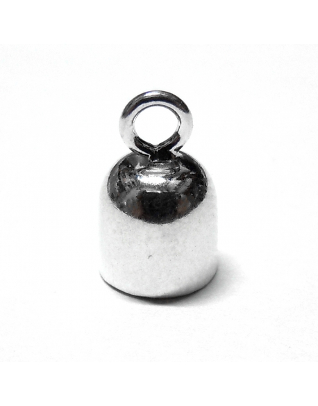 Silver Cap For 6mm Cord