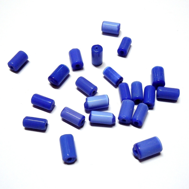 Tubo Cristal Irregular - Azul Oscuro