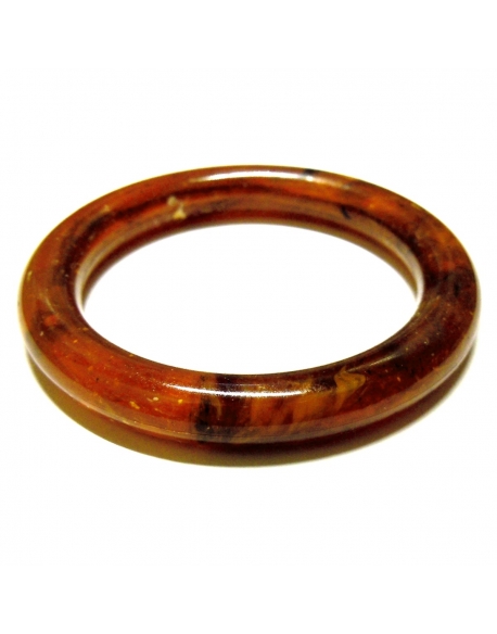 Methacrylate Ring 60mm - Speckled Reddish Brown