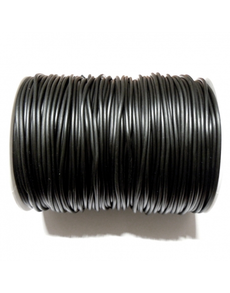 Rubber Cord 2.5mm - Black