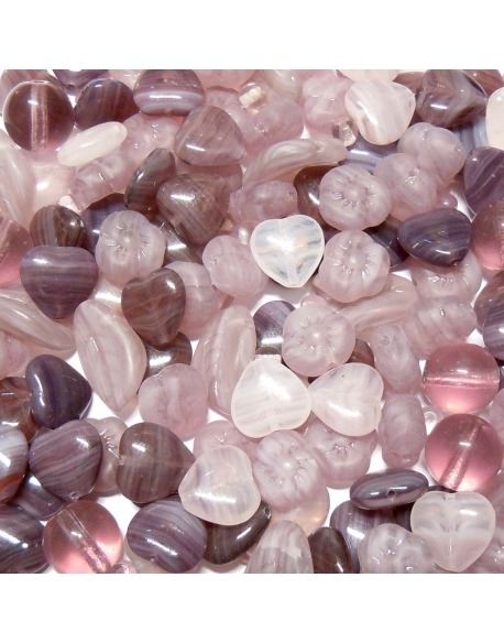 Glass Bead Mix - Purple