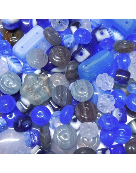 Glass Bead Mix - Blue