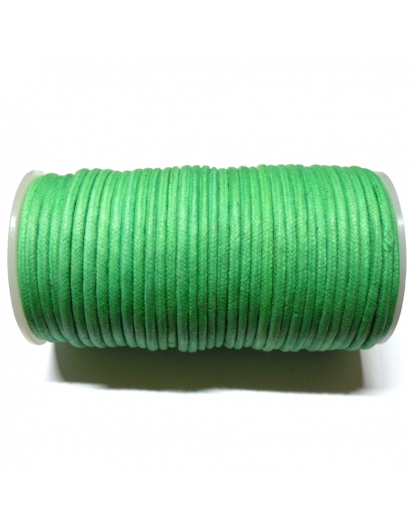 Cotton Waxed Cord 3.8mm - Green