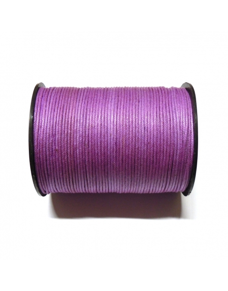 Cotton Waxed Cord 1mm - Dark Purple 133