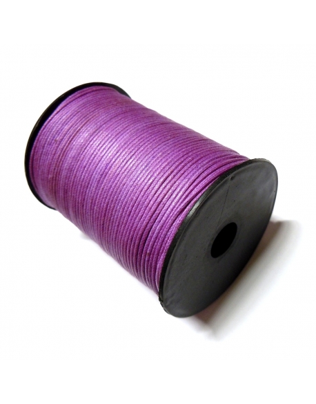 Cotton Waxed Cord 1mm - Dark Purple 133