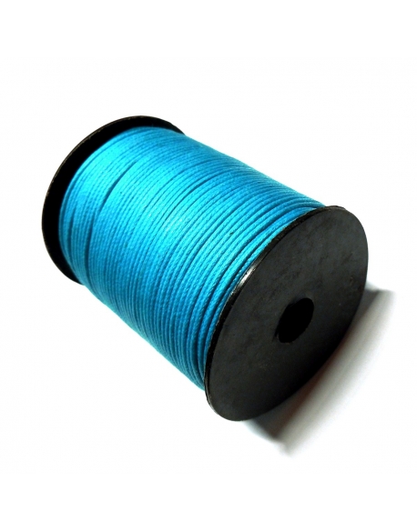 Cotton Waxed Cord 1mm - Blue 108