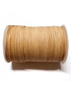 Leather Cord 2mm - Natural 101