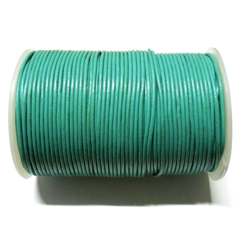 Leather Cord 2mm - Turquoise 117