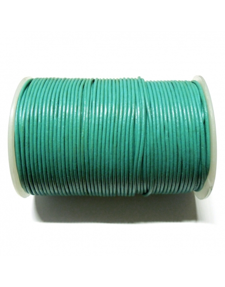 Leather Cord 2mm - Turquoise 117