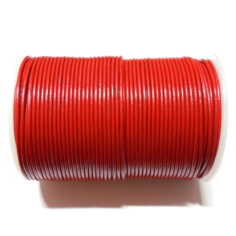 Leather Cord 2mm - Red 105