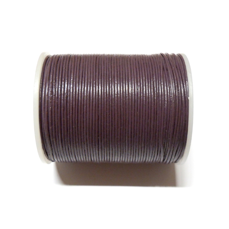 Leather Cord 1mm - Violet 111