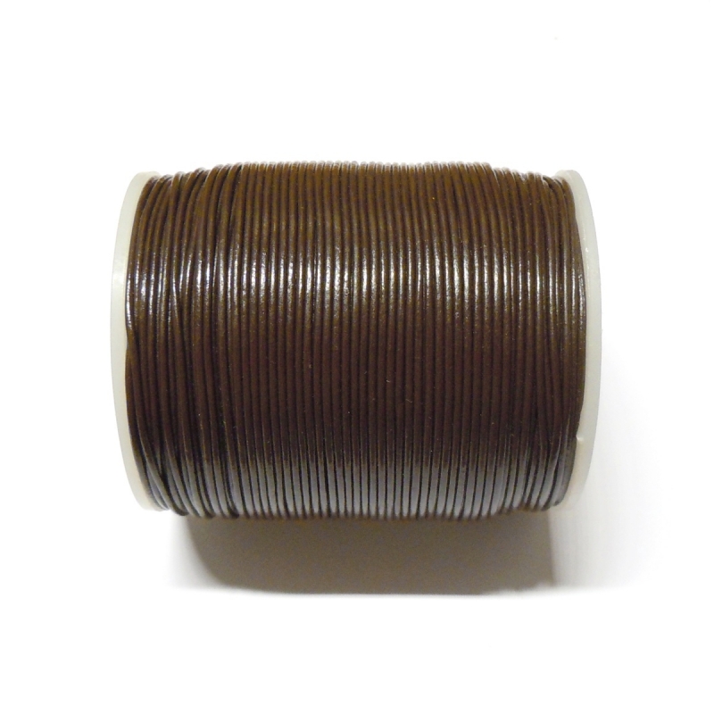 Leather Cord 1mm - Dark Brown 103