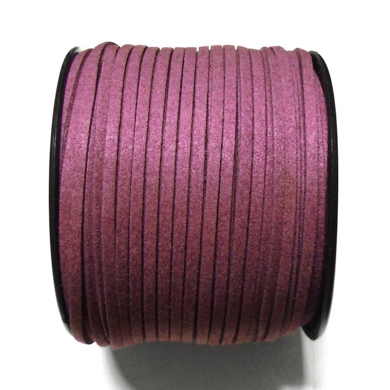Imitation Flat Suede Cord 3mm - Dark Purple 29