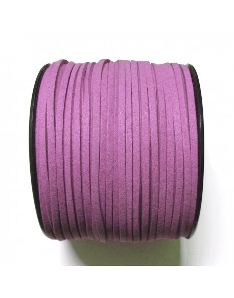 Imitation Flat Suede Cord 3mm - Purple 54