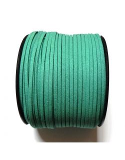 Imitation Flat Suede Cord 3mm - Turquoise 67