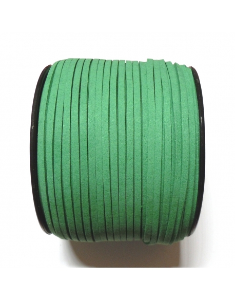 Imitation Flat Suede Cord 3mm - Green 57