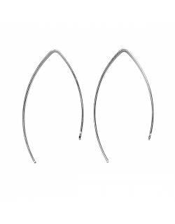 Silver Ear Hook V Shape 