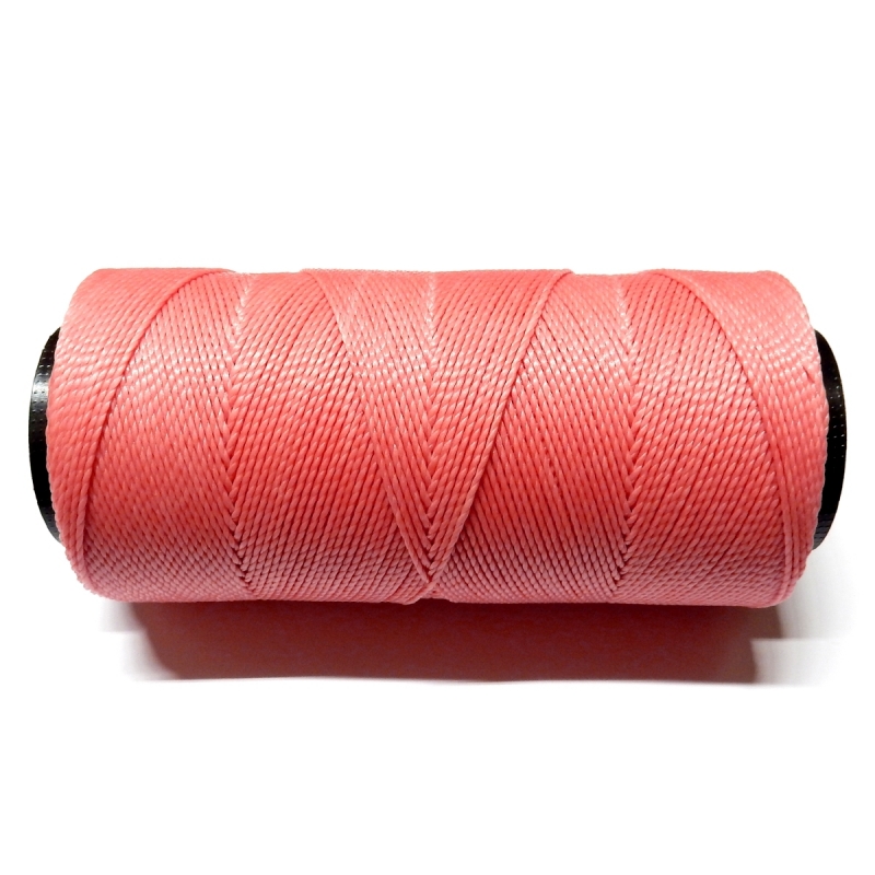 Polyester Brazilian Waxed 1mm - Pink 0237