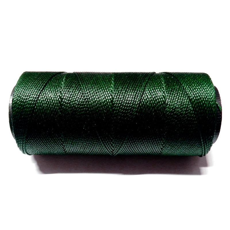 Polyester Brazilian Waxed 1mm - Dark Green 0056