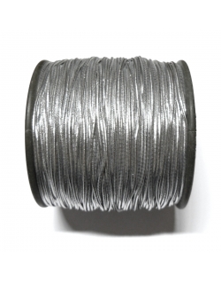 Elastic Rubber Cord 1.2mm - Silver