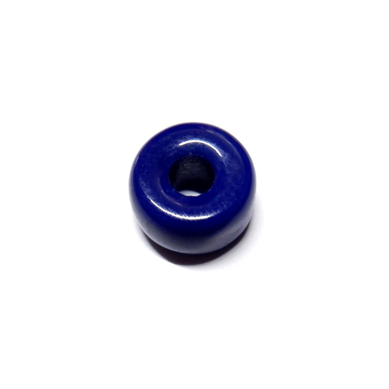 Donut Cristal 11x6mm - Azul Oscuro Opaco