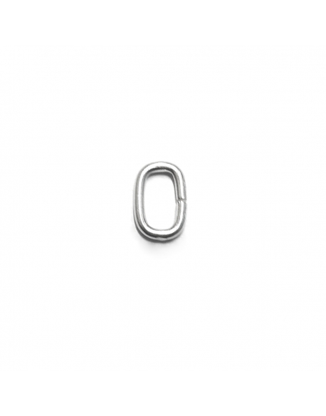 Oval Silver Jump Ring 6.5x4mm