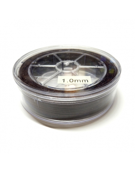 Cordon De Nylon Trenzado 1mm - Marron Oscuro