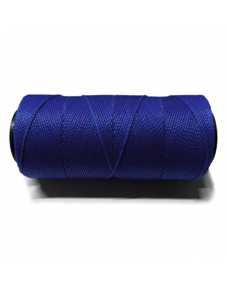 Polyester Brazilian Waxed 1mm - Sapphire Blue 0376