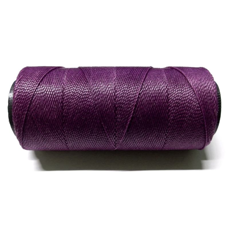 Polyester Brazilian Waxed 1mm - Dark Purple 0767