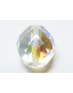 Faceted Glass Ball 7mm - Transparent AB