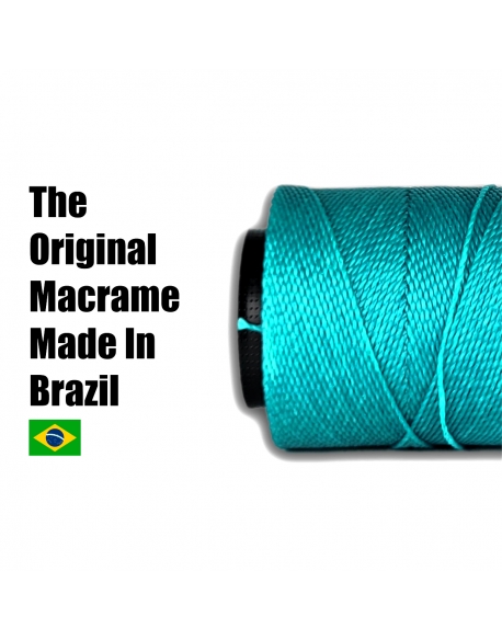 Polyester Brazilian Waxed 1mm - Turquoise 0229