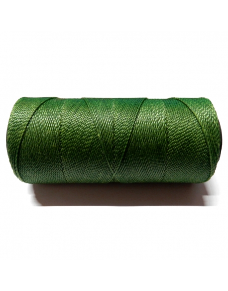 Polyester Brazilian Waxed 1mm - Dark Green 0384